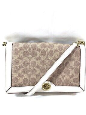 COACH 1941 Riley Turnlock Crossbody Bag in Signature Leather- VINTAGE